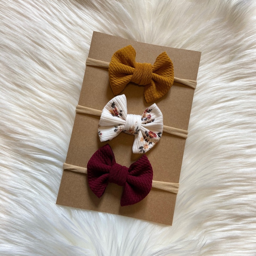 🤍Perfect Bow Bundle🤍Clip Ins or Bow on Nylon🤍